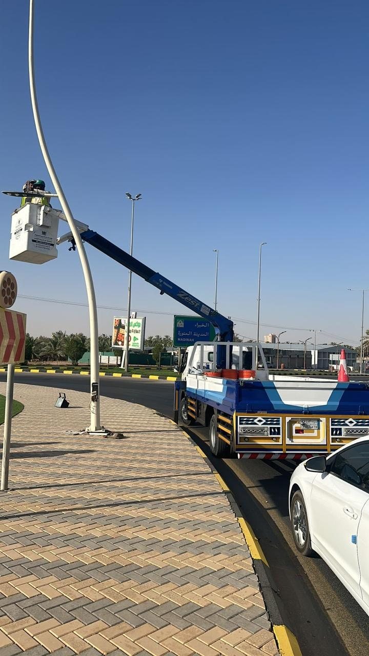 صيانة انارة طرق واحياء البكيرية - صورة 8